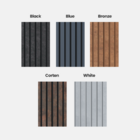 Painel Ripado Laminado De Eva Autocolante | Linha Urban Meu R